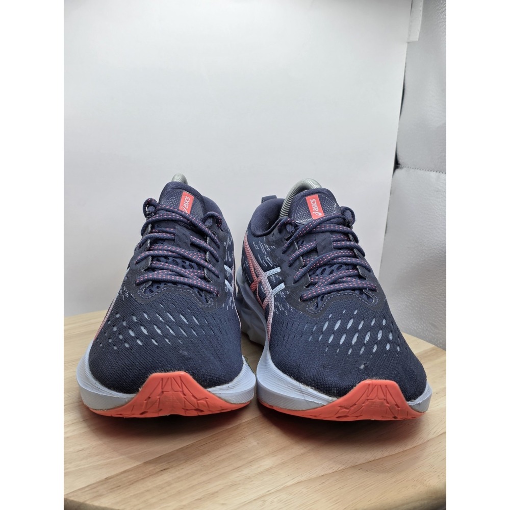 Women's Size 9.5 - ASICS Novablast 2 Blue Road Running Sneakers 1012B049 - Picture 2 of 11
